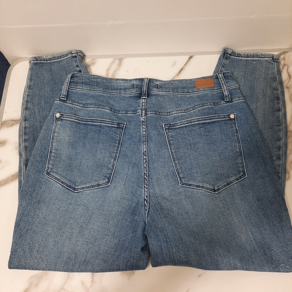 Judy Blue Jeans Womens 16W Blue High Rise Relaxed Fit Straight Leg JB88262 - Picture 4 of 15